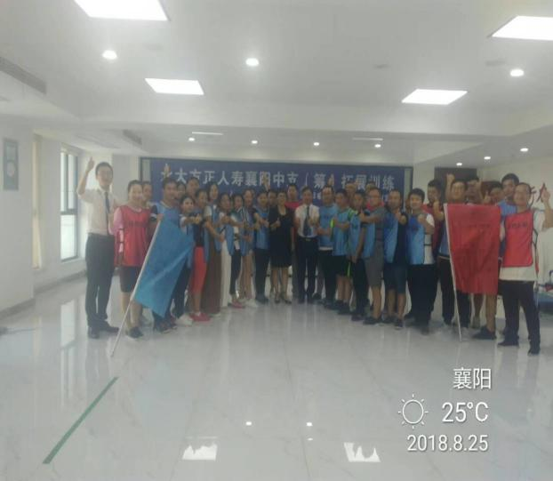 2018年8月襄阳北大方正人寿团队拓展培训·襄阳谷山大厦
