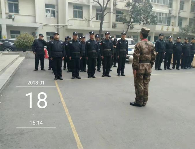 2017年10月湖北御林军保安团队拓展培训暨军训