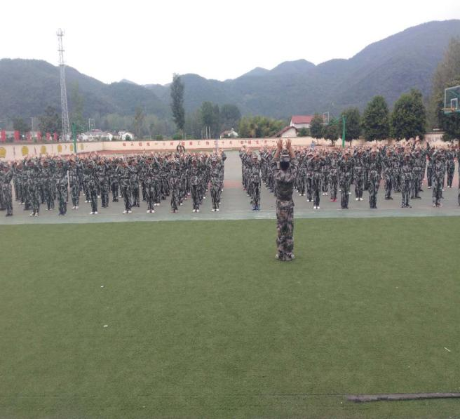 2017-2018年9月南漳实验中学连续二届军训·南漳实验中学