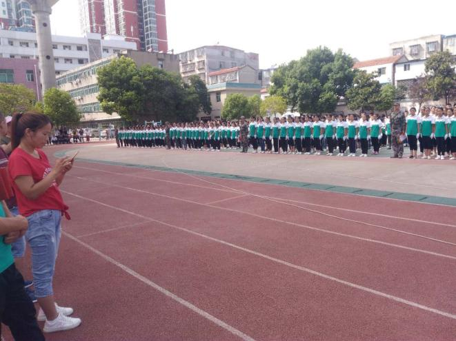 2017-2019年9月襄州区张湾一中连续三届军训·襄州区张湾一中
